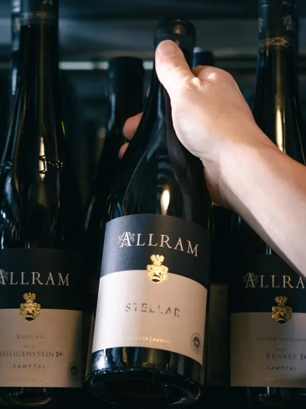 Allram Weinflasche